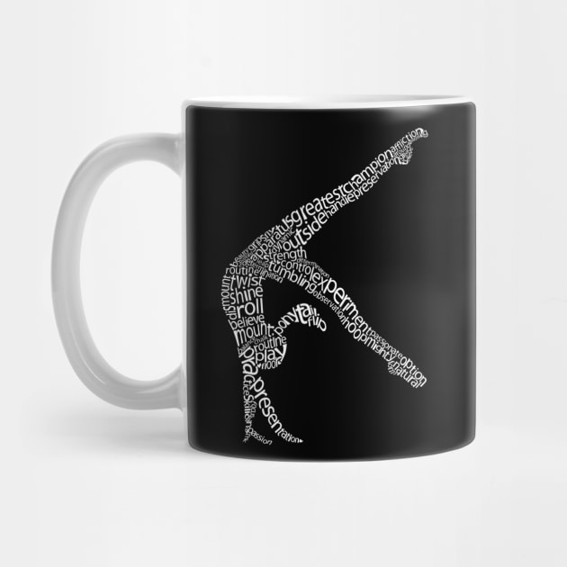 Gymnast Word Art by ThyShirtProject - Affiliate